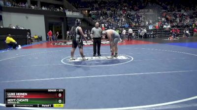 275 lbs Cons. Round 3 - Luke Heinen, Lincoln-Way WC vs Hoyt Choate, Oswego WC