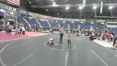 66 lbs Rr Rnd 4 - Sawyer Shelton, Evanston Elite vs Peyton Potter, Green River Grapplers