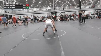 150 lbs Quarterfinals (8 Team) - Dominic Wilson, Team Shutt B Team vs Declan Obyrne, Steller Trained Cad Bane