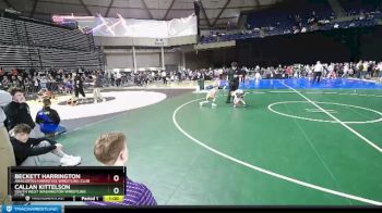 49 lbs Cons. Round 4 - Callan Kittelson, South West Washington Wrestling Club vs Beckett Harrington, Anacortes Hawkeyes Wrestling Club