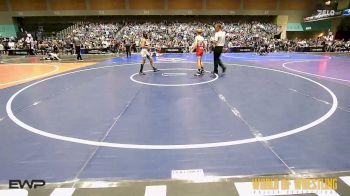 88 lbs Round Of 16 - Braxton Hansen, Delta vs Larry Meza Jr, Monster Garage