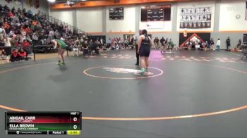 235 lbs Quarterfinal - Ella Brown, Cedar Rapids Kennedy vs Abigail Carr, Iowa City, Liberty