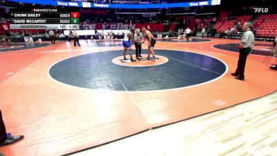 1A 285 lbs Quarterfinal - David McCarthy, Chicago (De La Salle) vs Chunk Dailey, Beardstown