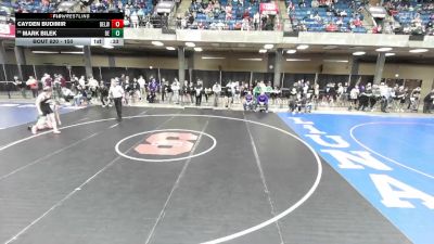 150 lbs Cons. Round 2 - Mark Bilek, St. Patrick vs Cayden Budimir, Unattached