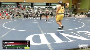 285 lbs Quarterfinals (8 Team) - Kade Ralston, CUSHING vs Rayden Lackey, JAY
