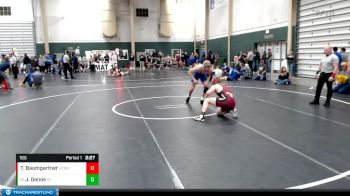 165 lbs Cons. Round 3 - Jack Ganos, Air Force vs Tanner Baumgartner, Colorado Mesa University