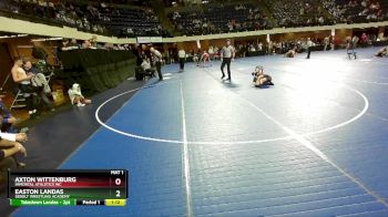 70 lbs Round 1 - Easton Landas, Sebolt Wrestling Academy vs Axton Wittenburg, Immortal Athletics WC