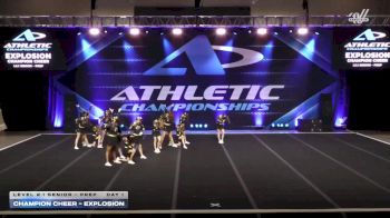 Champion Cheer - Explosion [2026 L2.1 Senior - PREP Day 1] 2026 Athletic Championships Garland Nationals