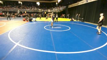 5A 144 lbs Champ. Round 1 - Nicholas Ayala, Corpus Christi Carroll vs Connor Surrette, Melissa