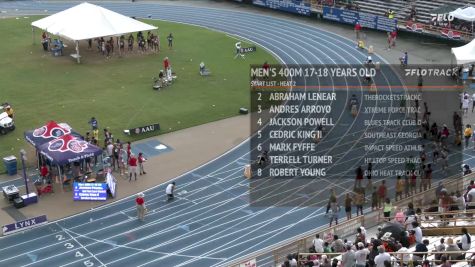 Youth Boys' 400m, Finals 2 - Age 17-18