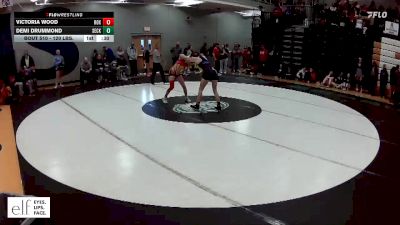 120 lbs. Cons. Round 2 - Demi Drummond, Seckman vs Victoria Wood, Roxana