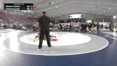 126 lbs Semis - Bradley Bauman, Eagle Club vs Derion Williams, Beat The Streets Cleveland