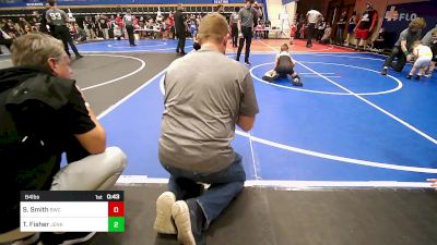 64 lbs Quarterfinal - Sailor Smith, Bartlesville Wrestling Club vs Trenton Fisher, Jenks Trojan Wrestling Club