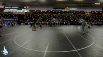 120 lbs Semifinal - Angelina Gochis, Maple Park (Kaneland) vs Devlynn Albrecht, Milton