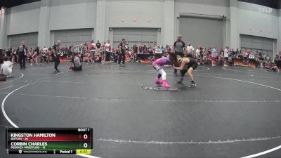 80 lbs Semis (4 Team) - Kingston Hamilton, Gotcha vs Corbin Charles, Pedraza Wrestling