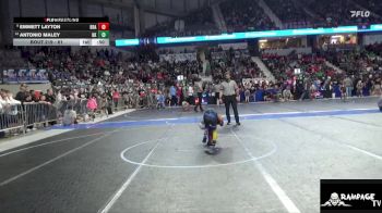 61 lbs Champ. Round 1 - Emmett Layton, Brawlers vs Antonio Maley, Hutchinson Kids