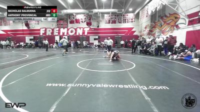 215 lbs Cons. Round 4 - Nicholas Balbuena, John F Kennedy -Fremont vs Anthony Provencal, Angelo Rodriguez