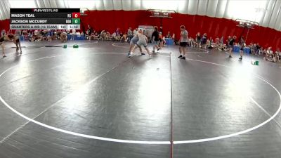 157 lbs Quarters & Wb (16 Team) - Jackson McCurdy, Roncalli A vs Mason Teal, Rochester Century A