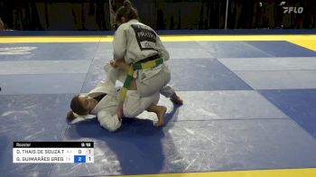 DIANA THAIS DE SOUZA TEIXEIRA vs GIULIA GUIMARÃES GREGORUT 2024 Pan Jiu Jitsu IBJJF Championship