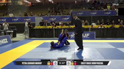 Petra Lourakis Murray vs Eisley Grace Horn Pascual 2026 Pan Kids Jiu-Jitsu IBJJF Championship