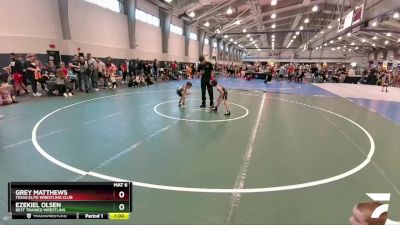 50 lbs Cons. Round 1 - Ezekiel Olsen, Best Trained Wrestling vs Grey Matthews, Texas Elite Wrestling Club