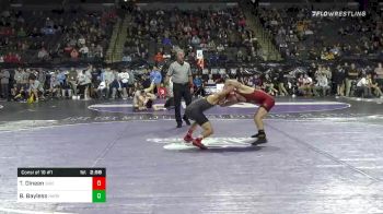 125 lbs Consolation - Tommy Dineen, SIUE vs Beau Bayless, Harvard