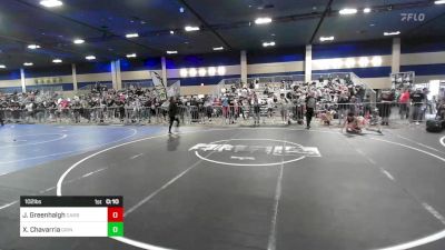 102 lbs Consi Of 8 #2 - Jantz Greenhalgh, Carbon WC vs Xavier Chavarria, Grindhouse WC