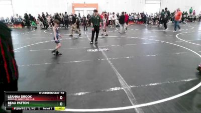 55 lbs Cons. Round 4 - Leanna Drook, Grizzlies Wrestling Club vs Beau Patton, JET