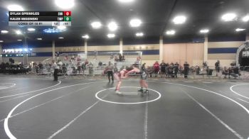 190 lbs Consi Of 16 #1 - Dylan Sprinkles, Simi Valley HS vs Kaleb Midzinski, Timpanogos