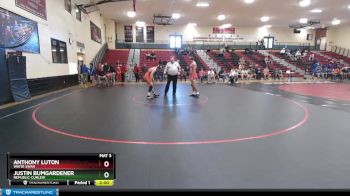 144 lbs Champ. Round 1 - Justin Bumgardener, Republic-Curlew vs Anthony Luton, White Swan