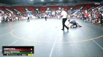 185 lbs Cons. Round 1 - Joseph Foels, Burnett Trained Wrestling vs Mehdi Chemeissani, Crestwood