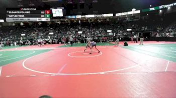 110 lbs 3rd Place Match - Kaylee Vera, QCG1 vs Eleanor Polking, GGBA