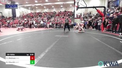 135-150 lbs Rr Rnd 2 - Daisie Bledsoe, Woodland Wrestling Club vs Kenzie Church, Skiatook Youth Wrestling