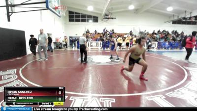 195 lbs Cons. Round 3 - Simon Sanchez, Centennial vs Ismael Robledo, Mayfair