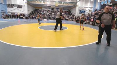 106 lbs Quarterfinal - Luca Seramone, Delaware Military Academy vs Jonathon Ramirez, Sussex Central H S