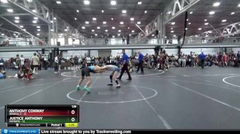 126 lbs Round 7 (10 Team) - Justice Anthony, Patriots vs Anthony Conway, Seagull 2