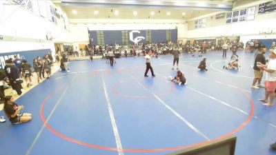75 lbs 1st Place Match - Sofia Munoz, Cal Grapplers Wrestling Club vs Charlotte DiFrancisco, Poway