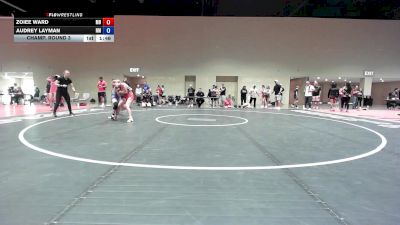 95-100 lbs Champ. Round 3 - Zoiee Ward, MO vs Audrey Layman, NM