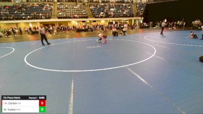 Boys 3rd-4th Grade - 67 7th Place Match - Harrison Corbin, Immortal Athletics WC vs Wes Yuska, Moen Wrestling Academy