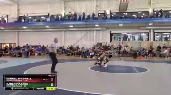 125 lbs Quarterfinal - Samuel Braswell, Averett University vs Kaden Majcher, Lycoming College