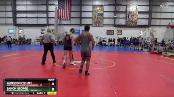 175 lbs Round 1 (3 Team) - Jackson Mitcham, EAST CAROLINA WRESTLING ACADEMY vs Eamon George, MOORE COUNTY BRAWLERS - SILVER
