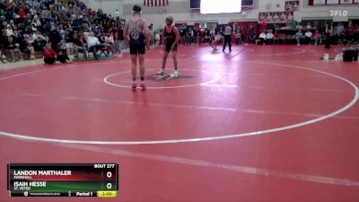 133 lbs Quarterfinal - Isaih Hesse, St. Peter vs Landon Marthaler, Marshall