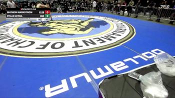 138 lbs Cons. Round 2 - Dylan Leyba, Casa Grande vs Mathew Markstrom, Kelso