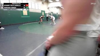 165 lbs Cons. Round 2 - Santiago Cerezo, Holtville vs Jovanny Felix Carrillo, Lakeside