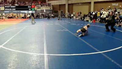 55 lbs Semis (4 Team) - Whalen Orr, Foley vs Wyatt Ebnet, Holdingford