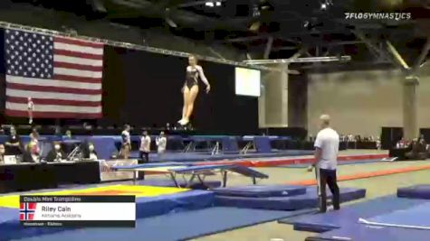 Riley Cain - Double Mini Trampoline, Airborne Academy - 2021 USA Gymnastics Championships