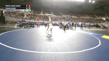 122-D2 3rd Place Match - Brock Santa Maria, Buena High School vs Logan Hause, Horizon High School