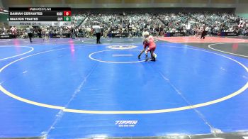 46 lbs Round Of 16 - Damian Cervantes, Madera Wrestling Club vs Maxton Fraites, Capital City Wrestling Club