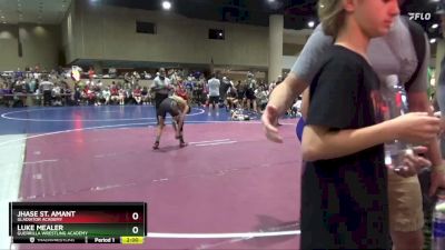 110 lbs Quarterfinal - Jhase St. Amant, Gladiator Academy vs Luke Mealer, Guerrilla Wrestling Academy