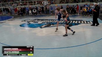 97 lbs Cons. Round 1 - Trystyn Andrews, Pioneer Grappling Academy vs Jackson Camden, Chugach Eagles Wrestling Club